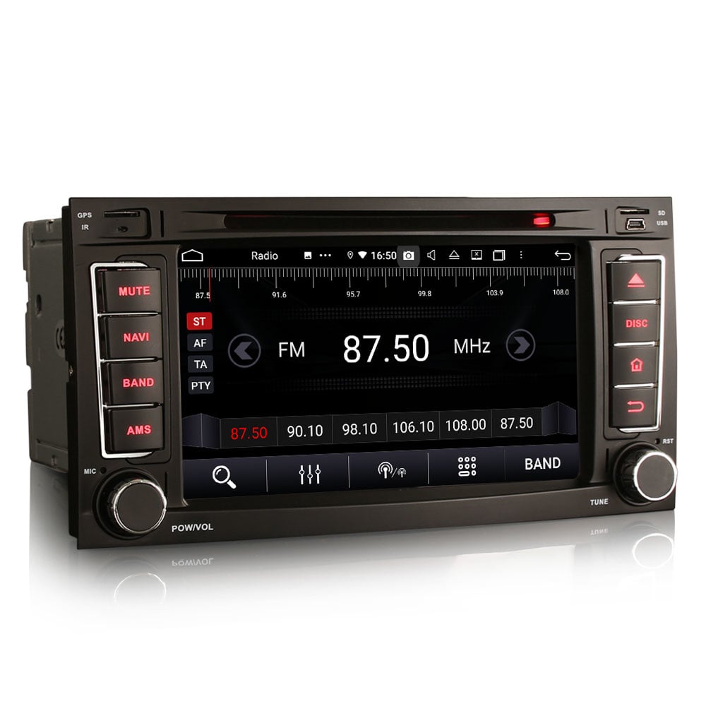 Navigazione Android 16 CarPlay per Volkswagen T5 | Multivan | Touareg