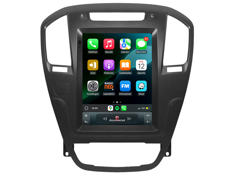 Cartronix Opel Insignia | 2008 t/m 2013 | Autoradio Navigatie | Apple CarPlay & Android Auto | Android 13 | Groot HD Scherm