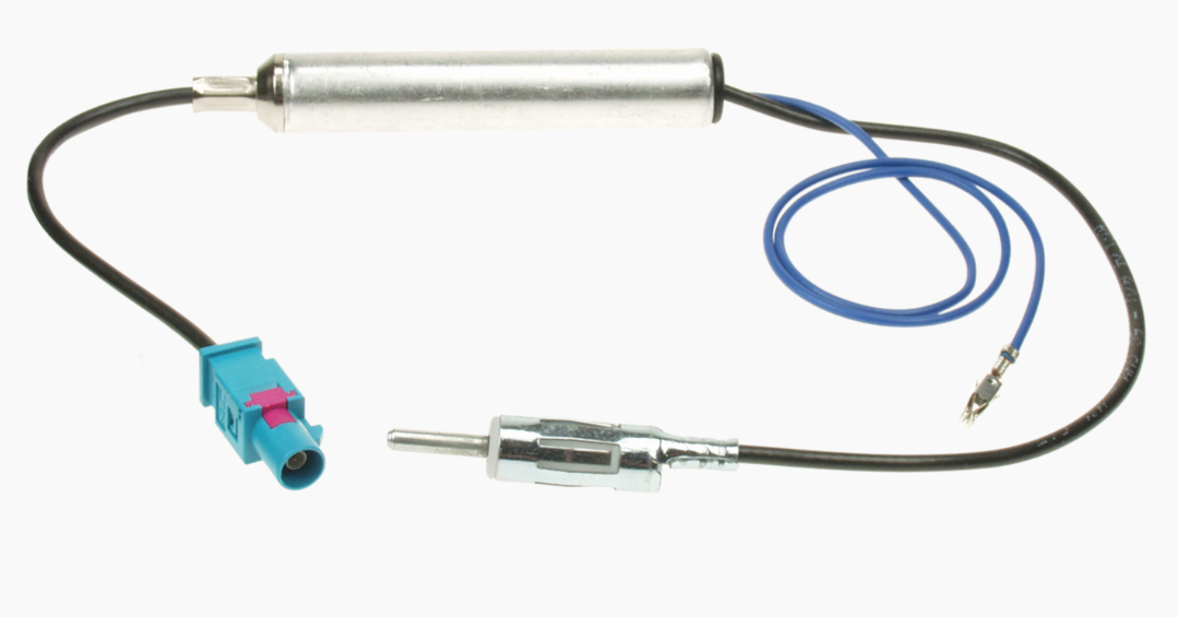 Amplificateur d'antenne radio | Connecteur Fakra vers DIN | ZRS-S/GOLFV-DIN