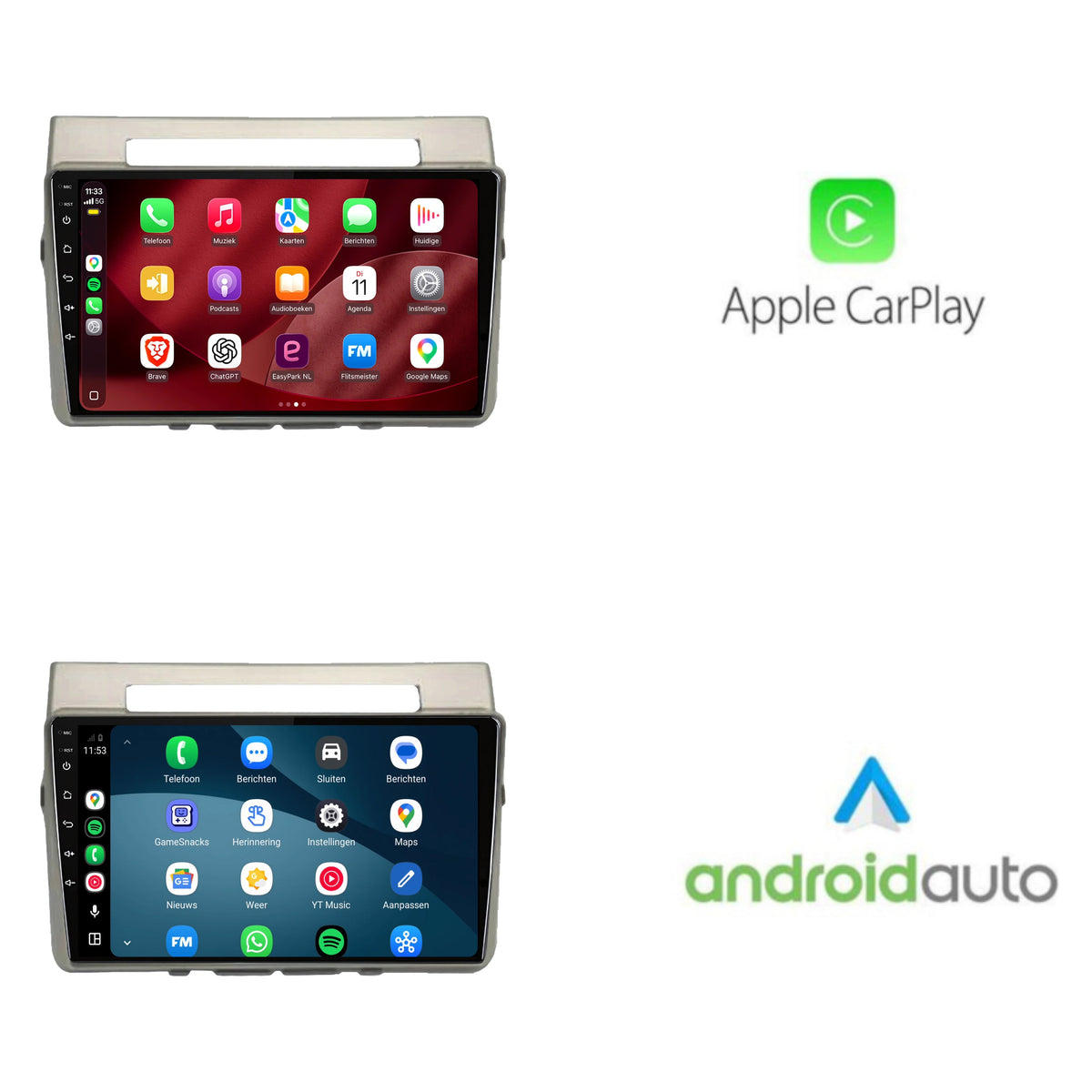 Autoradio CarPlay & Android Auto per Toyota Corolla | 2004 - 2009 | 9 pollici | Android 15