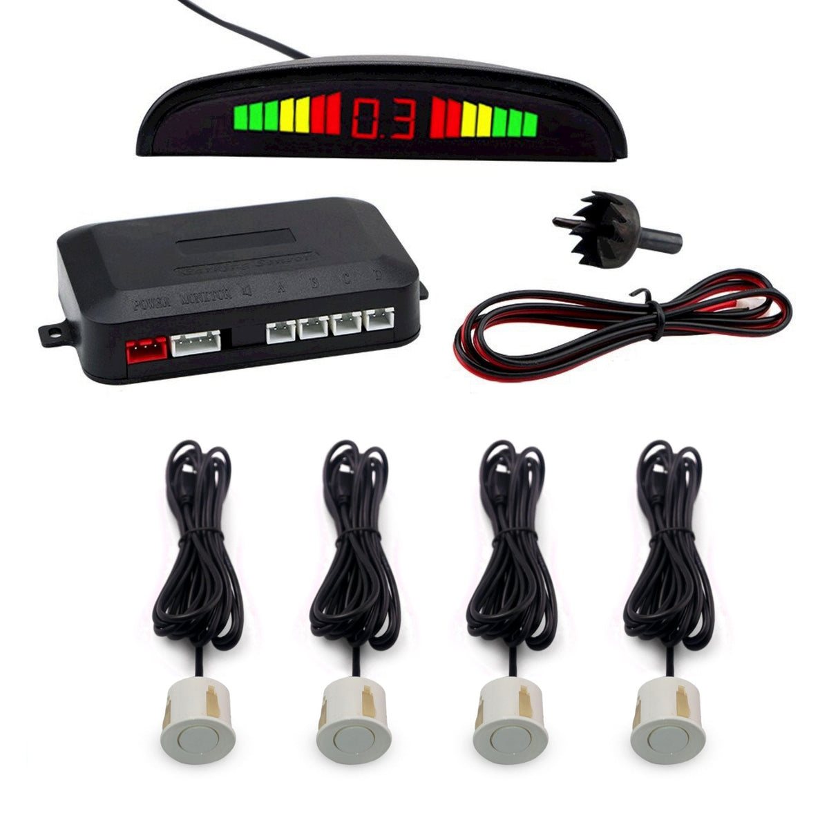 Parking sensors | Pearlescent white | Park assist | CTX-RP02
