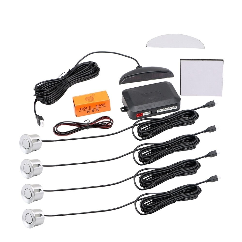 Parking sensor kit | 4 sensors | Sound and display | Various colors